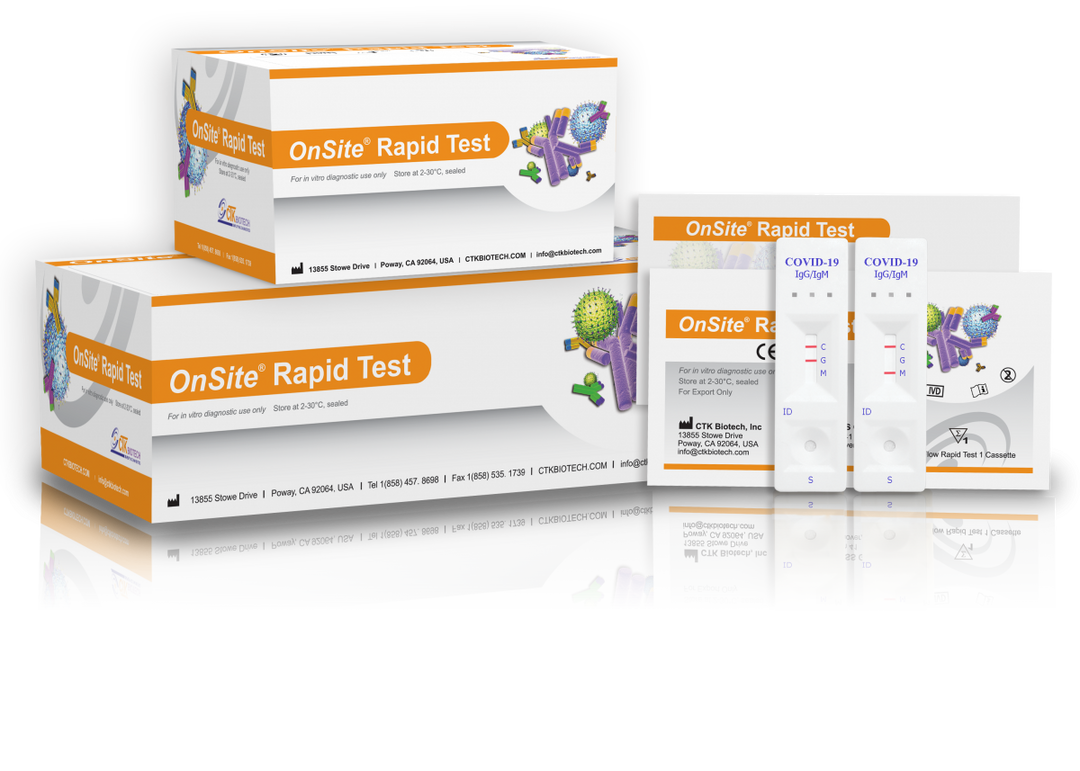 Kit | Test de COVID-19 Anticuerpos IgG + IgM - CTK (EEUU) | 30 DET