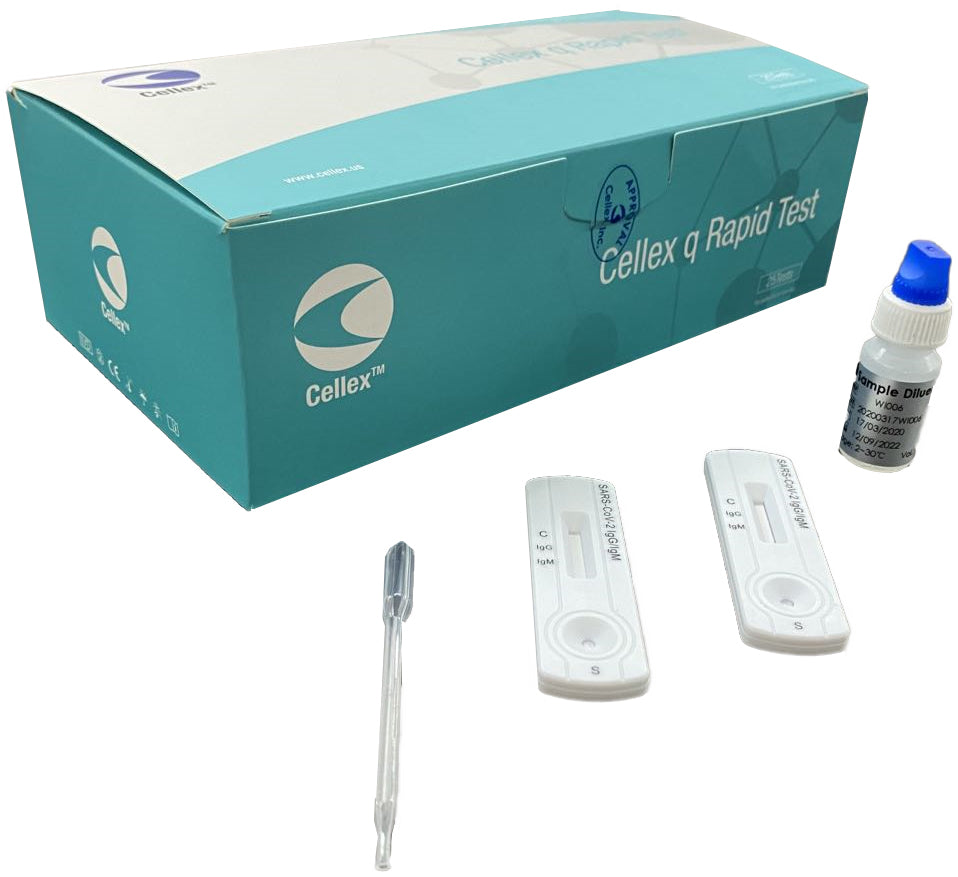 Kit | Test de COVID-19 Anticuerpos IgG + IgM - Cellex (EEUU) | 25 DET